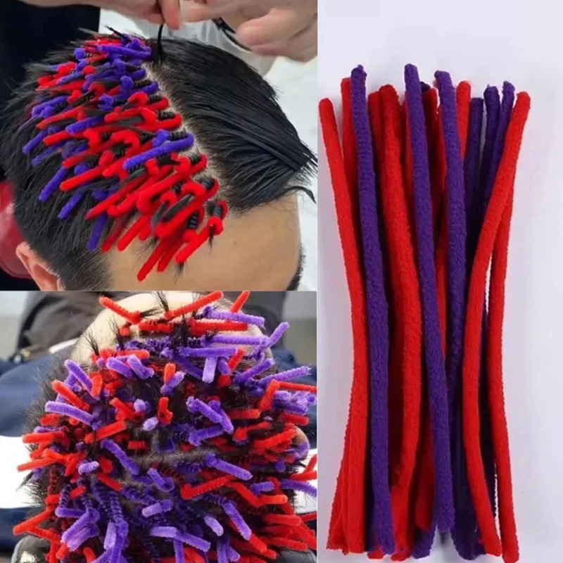 

Afro Hair Perm Rods Small Wavy Fluffy Corn Perm Rollers Curlers Bar Wild Curly Hair Maker Tools 4/6/8/10/12MM