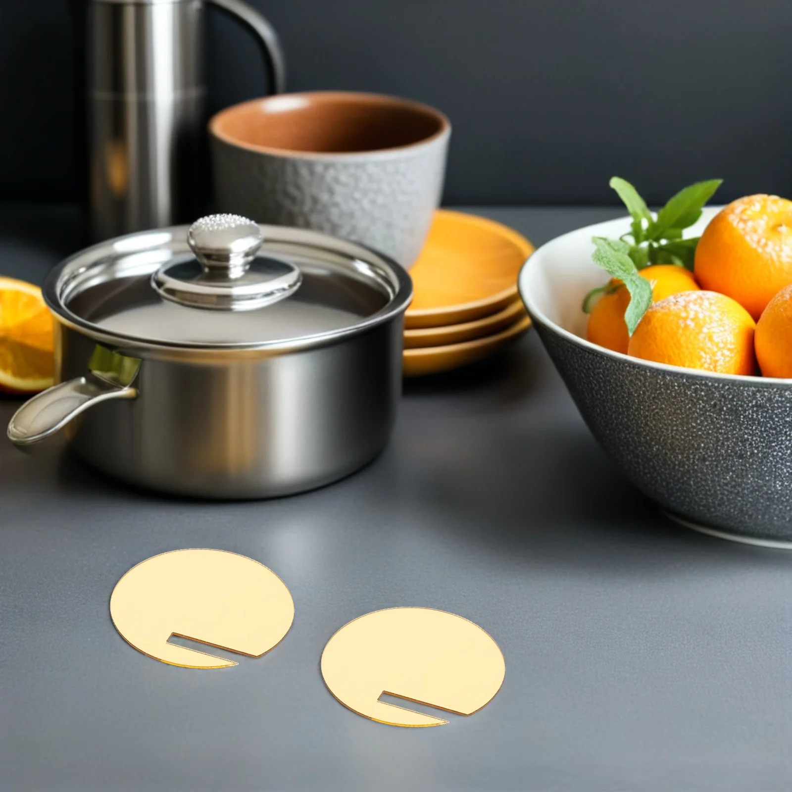 

180Pcs Acrylic Round Drink Tags Reusable Wine Glass Markers Party Drink Identifiers Decorative Beverage Markers