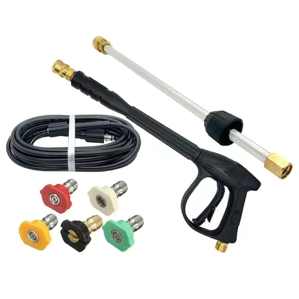 copper-valve-core-car-wash-water-gun-1-4-union-quick-insert-m22-long-nozzle-nozzle-five-color-antifreeze-water-pipe
