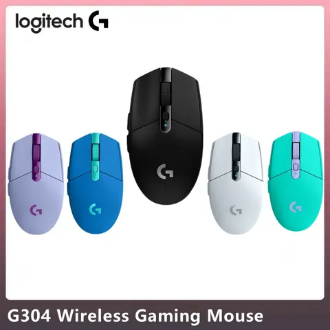Bilashmart Logitech G304 Wireless Gaming Mouse,Lightweight Ergonomic Design,USB Receiver,Suitable for Home/Office Use,Esports Compatible