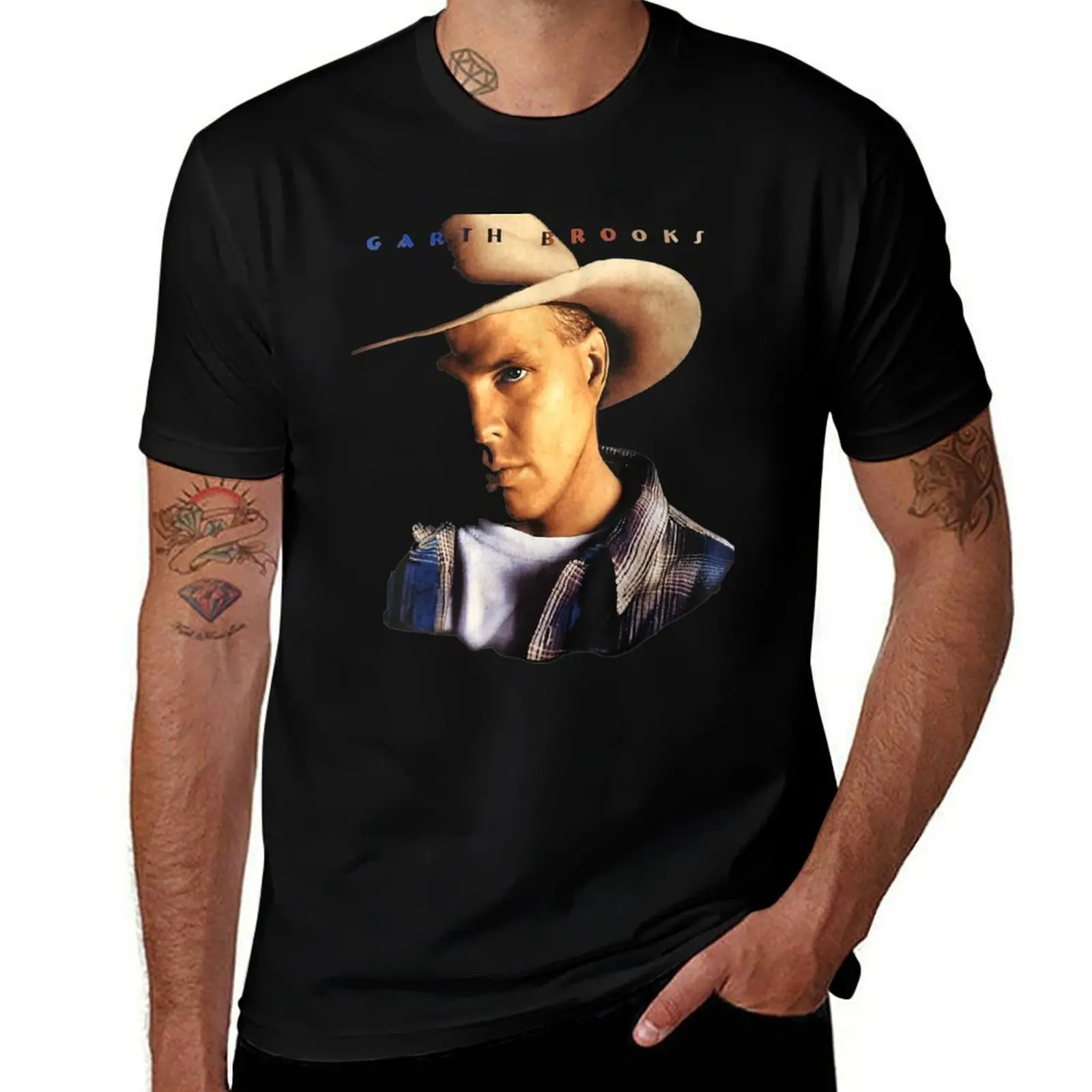

Vintage Distressed 90s Garth Brooks - 1993 Garth Brooks T-Shirt funny meme t-shirts blue lock mens t shirts