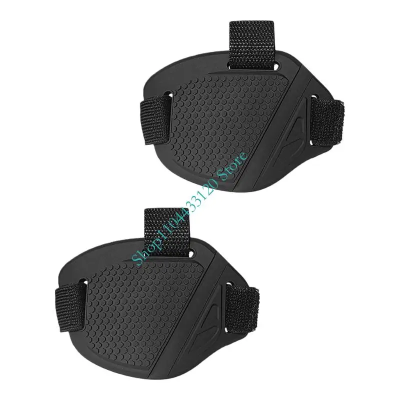 

0XXD Universal Motorcycle Shoe Guard Protector Sleeve Cover With Anti Slip Surfaces Lightweight PVC Material Easy Installation