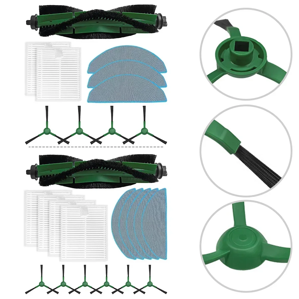 

Easily Replaceable Parts Set for Roomba For Essentials Features a Comprehensive Collection of Brushes and Washable Components