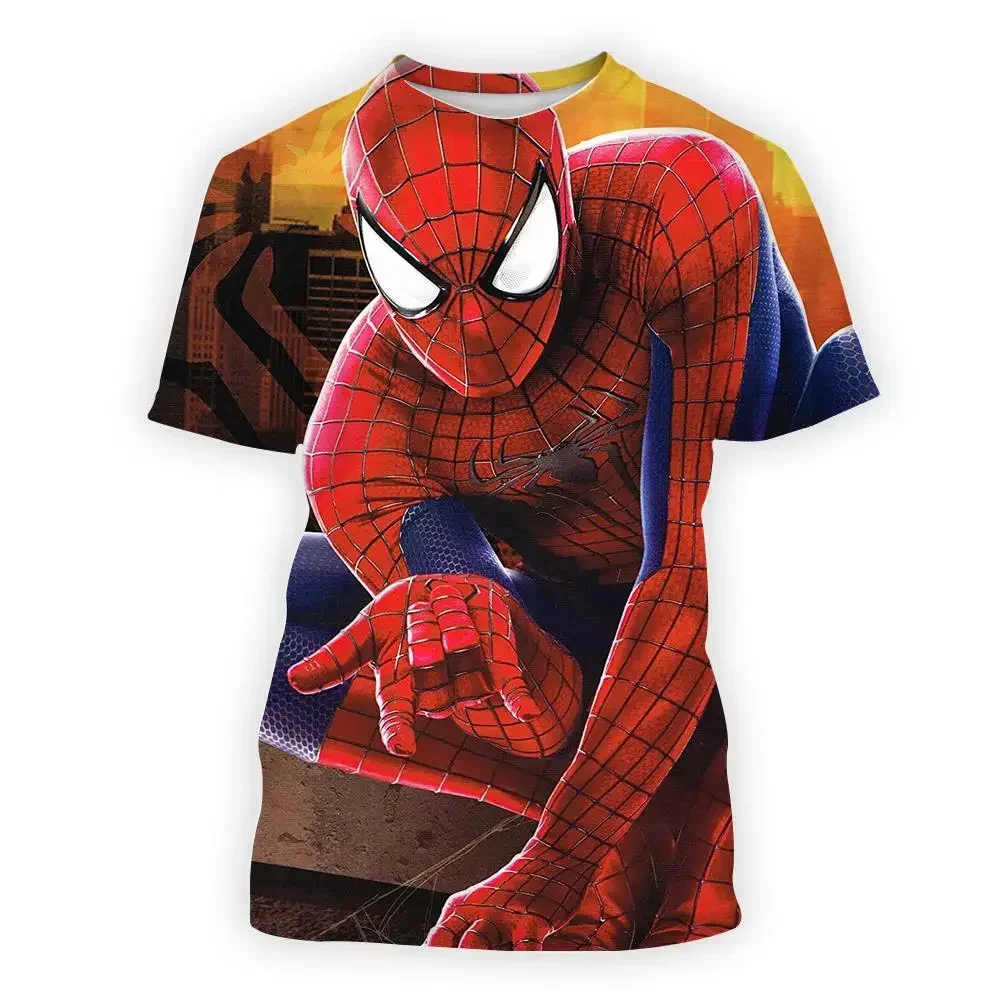 Marvel T-shirt Kids Hulk Superhero 3d T-shirt Male Female Summer Short Sleeve Top T-shirt Female Anime Unisex T-shirt