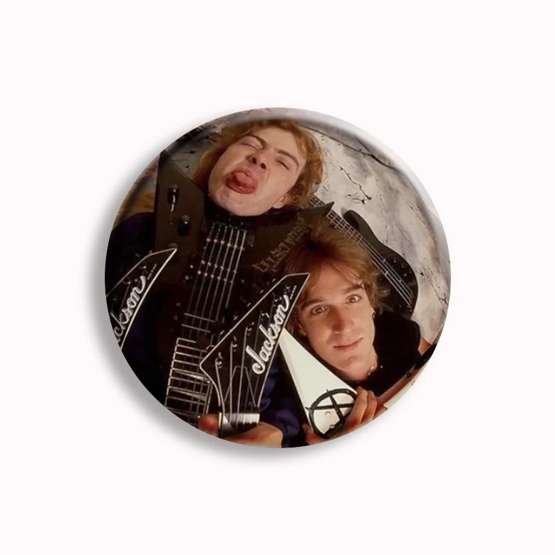 Classic Band M-Metallica Soft Button Pin Retro Punk Band Brooch Customized Badge Bag Accessories Fans Collect Friends Gifts