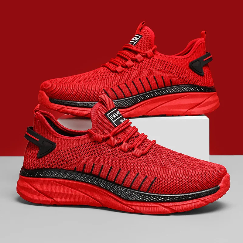 

Men Casual Sports Shoes Breathable Lightweight Sneakers Anti-slip Mesh Outdoor Running Walking Tenis Athletic Jogging Shoes