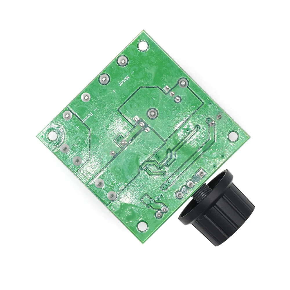 10A DC12V-40V Auto PWM DC Motor Speed Controller Regulator Governor with Knob Switch Volt Regulator Dimmer 400W Board Module