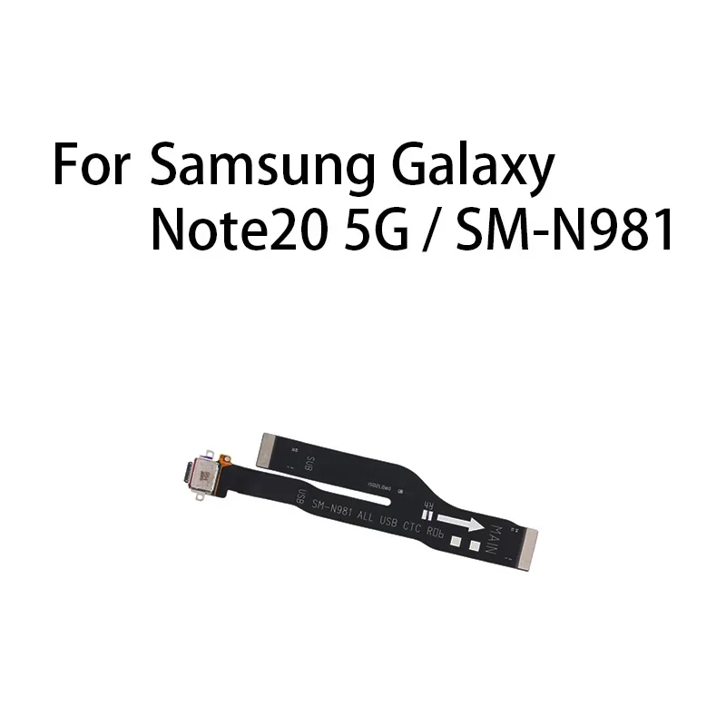 Charging Flex For Samsung Galaxy Note20 5G / SM-N981B /U/W/N USB Charge Port Jack Dock Connector Charging Board Flex Cable