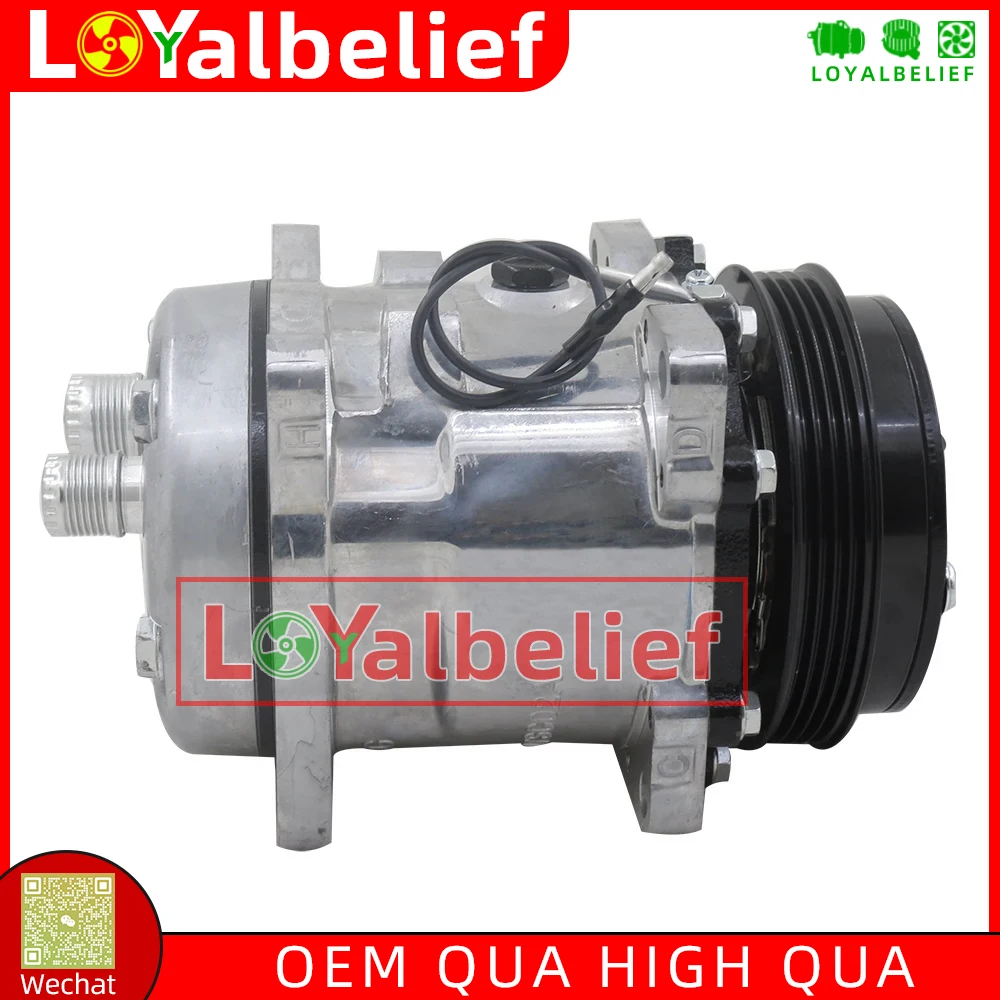 5H11 Air Conditioning Ac Compressor For Bobcat Skidsteer Loader 7023585 7279139 7363374