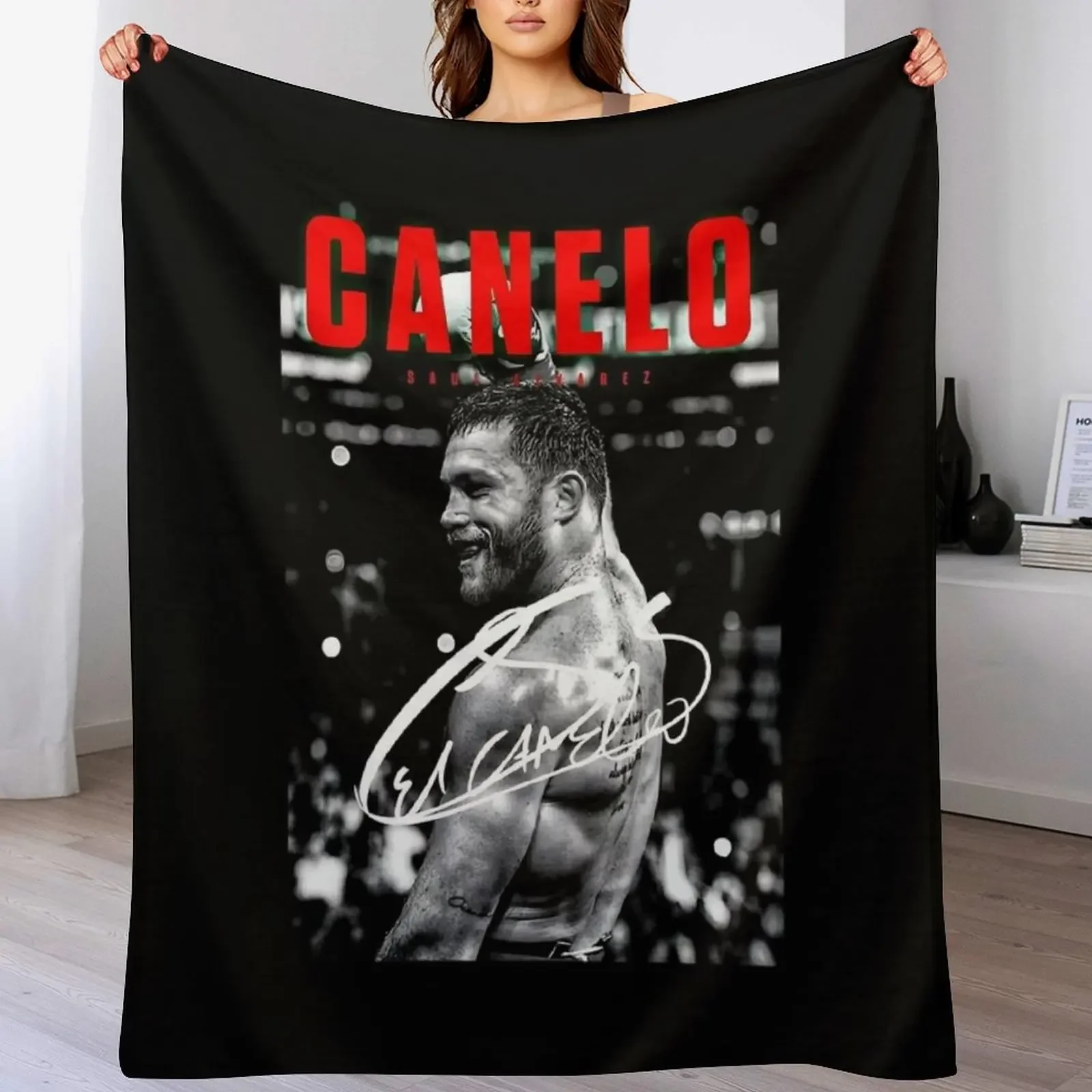 

Canelo alvarez Throw Blanket Thins Travel anime Bed Fashionable Blankets
