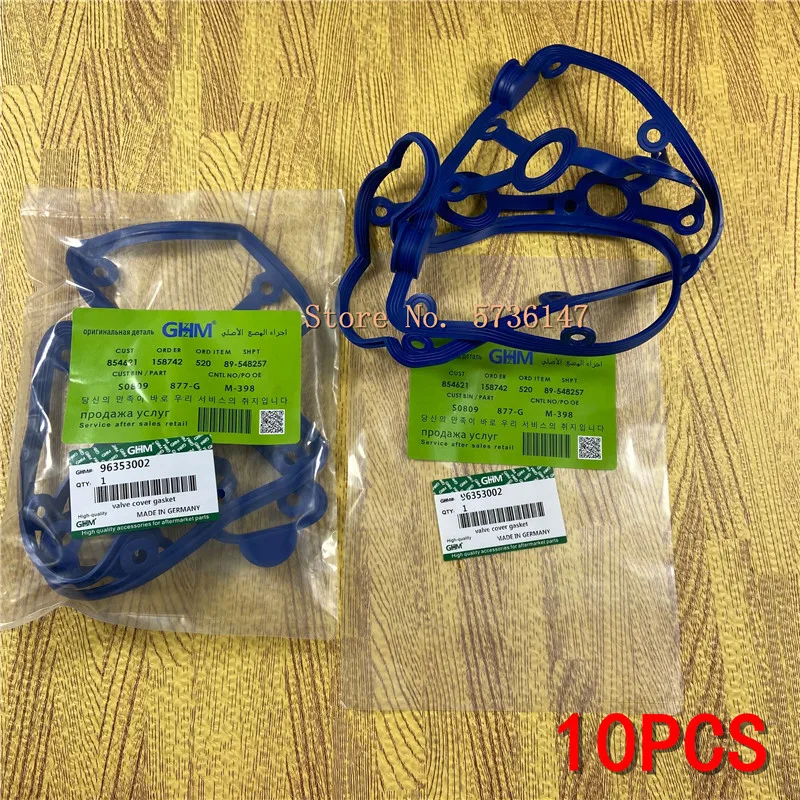 

10PCS Engine Valve Cover Gasket For Buick Excelle 1.6L Chevrolet Aveo Pontiac Daewoo Lanos Kalos Lacetti Nubira OEM# 96353002