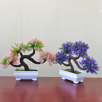 Simulated Potted Dragon Whisker Tree Bonsai Green Plant For Office Desktop Decoration Flowers Potted Home Creative Decoration