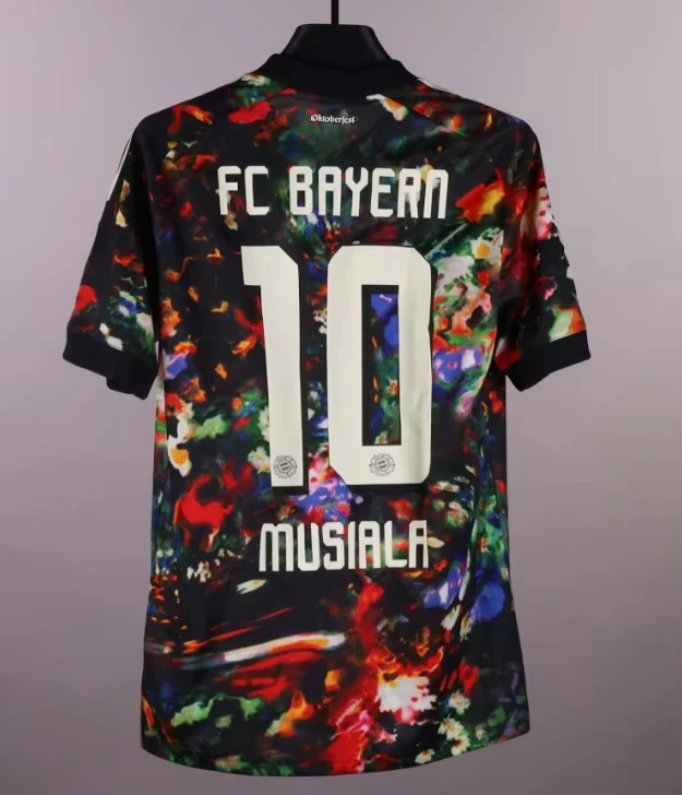 2026 new Best-Seller Trending Color Splash Art Soccer Jersey Short Sleeve T-Shirt, Sports Enthusiasts Daily Wear Item