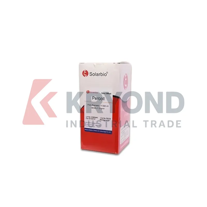 Solarbio Percoll P8370 CAS 65455-52-9 Cell Separation Medium Laboratory Reagent for Density Gradient Research Use Lab Test 100ml