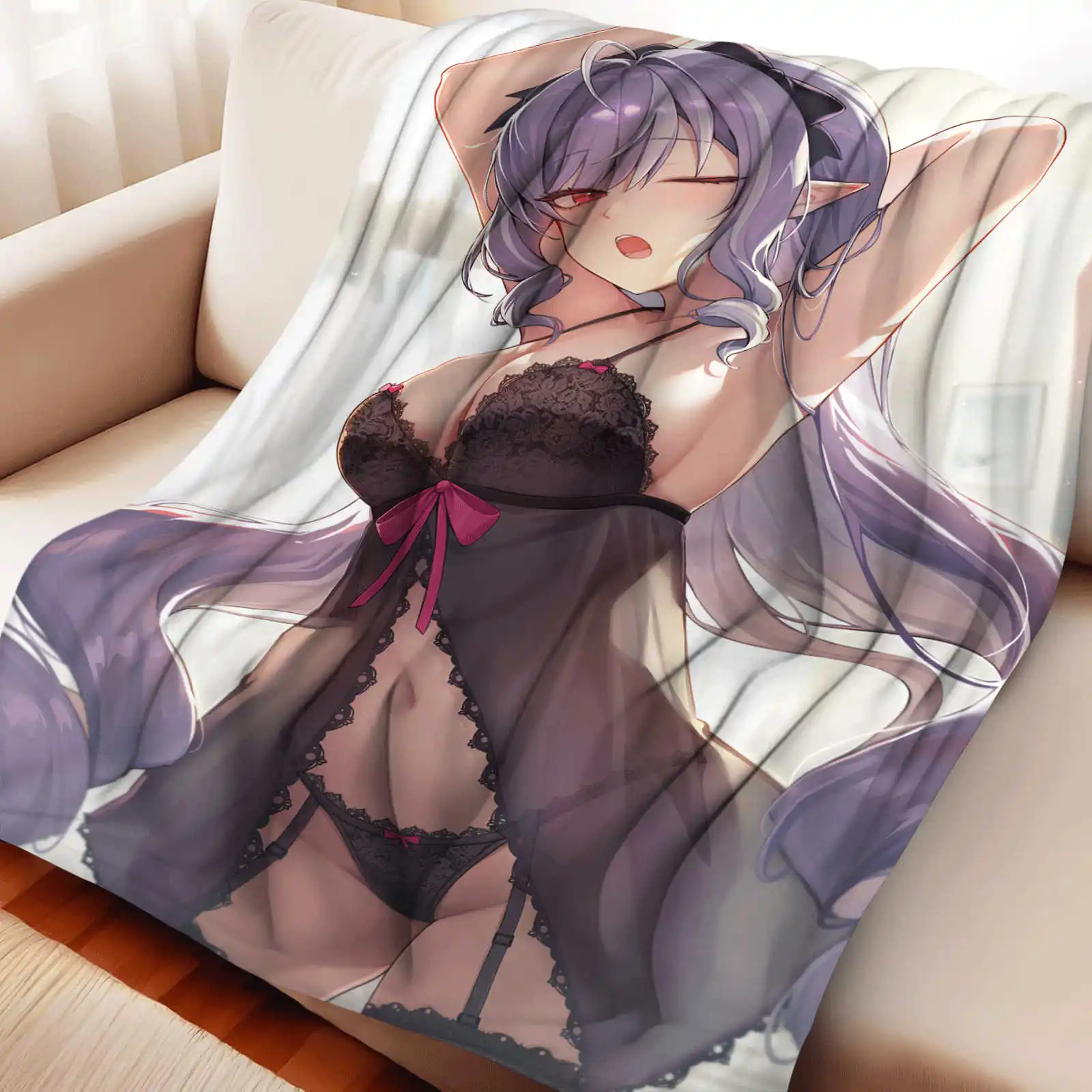 3D zenless zone zero Girl Soft Plush Blanket,Flannel Throw Blanket for Living Room Bedroom Bed Sofa Cover Gift