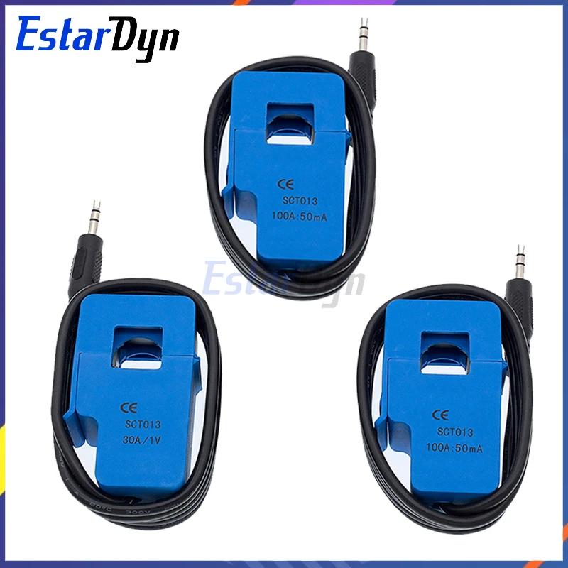 SCT-013-000 30A 50A 100A Open-Close Current Transformer SCT013 Non-invasive AC Current Sensor Split Core Current Transformer