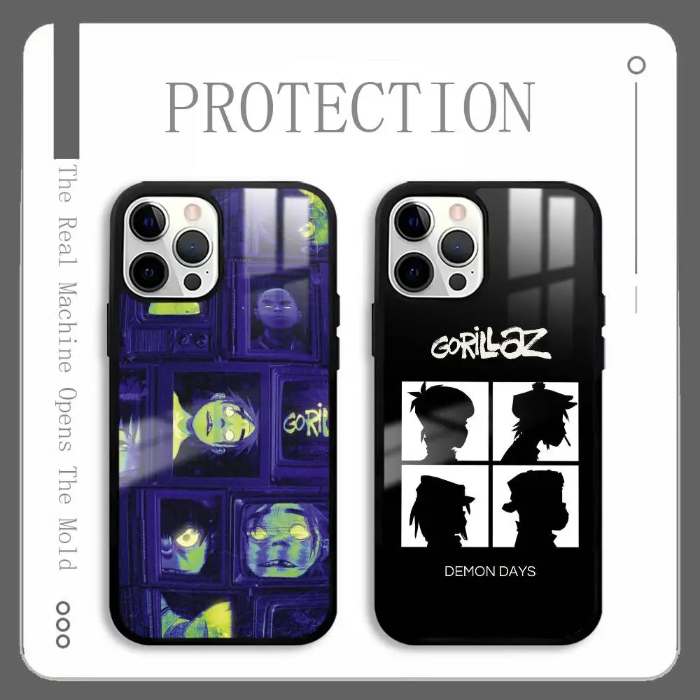 

Rock Band G-Gorillaz Phone Case For IPhone 16 15 14 13 12 11 Pro Max Plus Mini Magnetic Magsafe Wireless Charging Cover