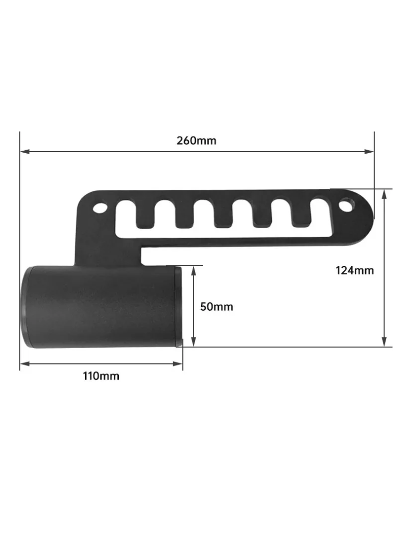 Fitness Landmine Aufsatz aus Stahl, Multifunktionales Gym-Zubehör für Kniebeugenständer, Kreuzheben, Rudern, Heimtraining und Fitnessgeräte – Detail 2