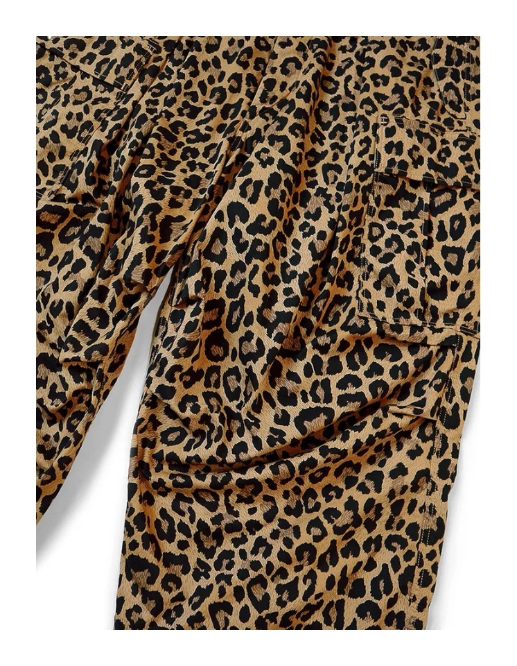 25AW KAPITAL Hirata and Hongri Retro Casual Leopard Print Work Casual Pants for Men New Arrival - Image 5