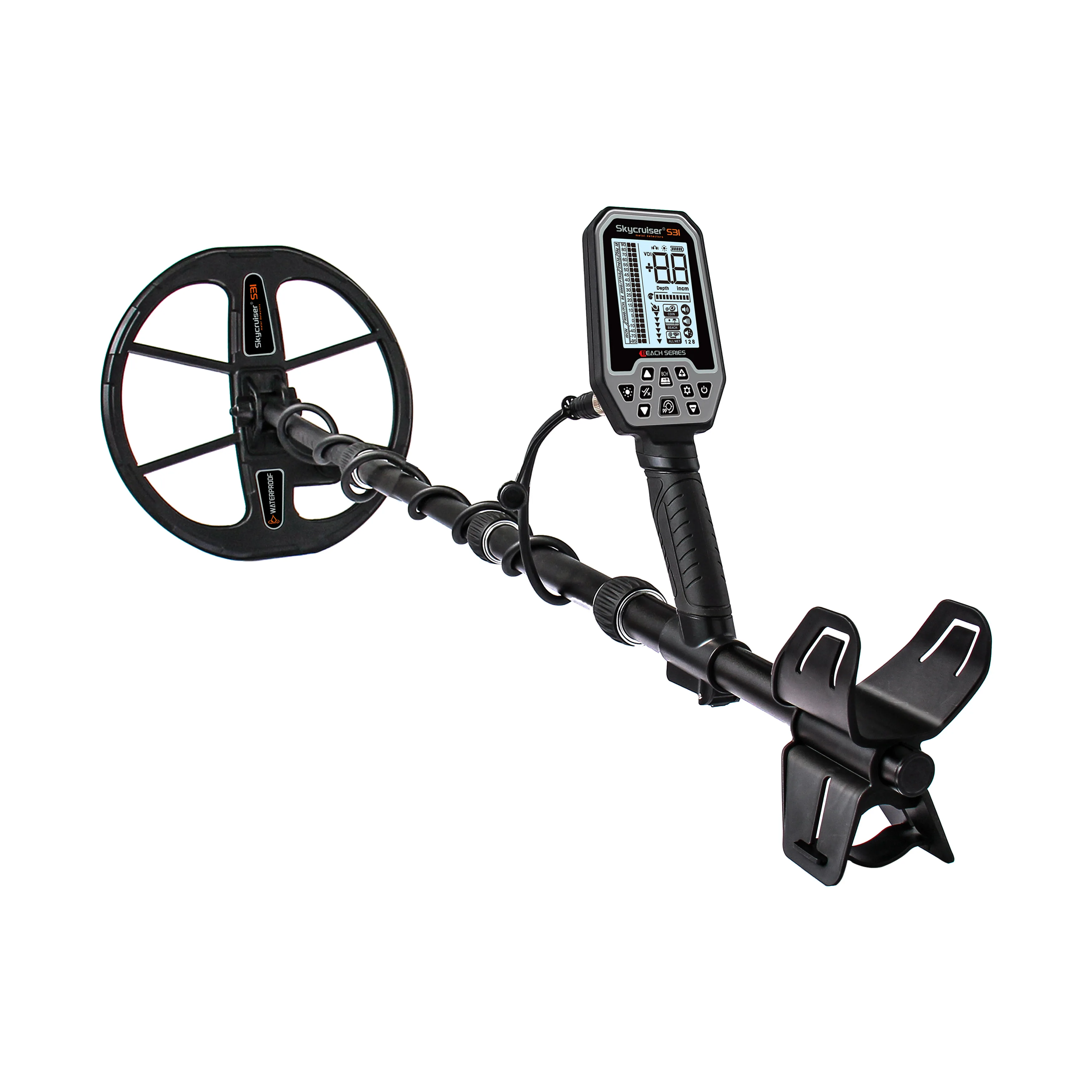 

YYHC-treasure hunting professional fully waterproof gold metal detectors S31 gold detector