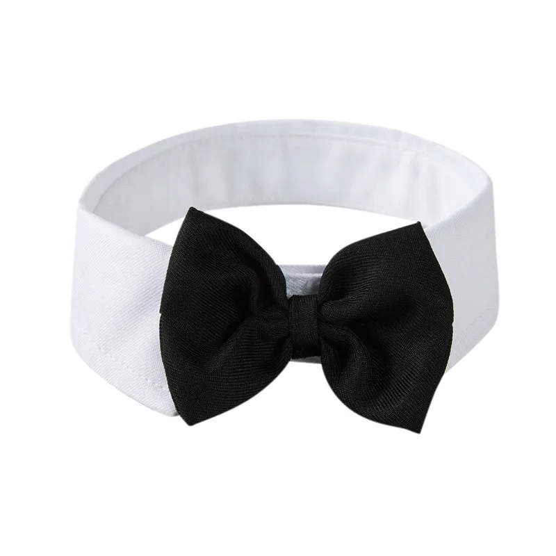 Bowtie for Cat Dog Bow Tie Collar Black Red Adjustable Dog Tuxedo Collar Pet Wedding Formal Tuxedo Suit Outfits Birthday Costume view 6