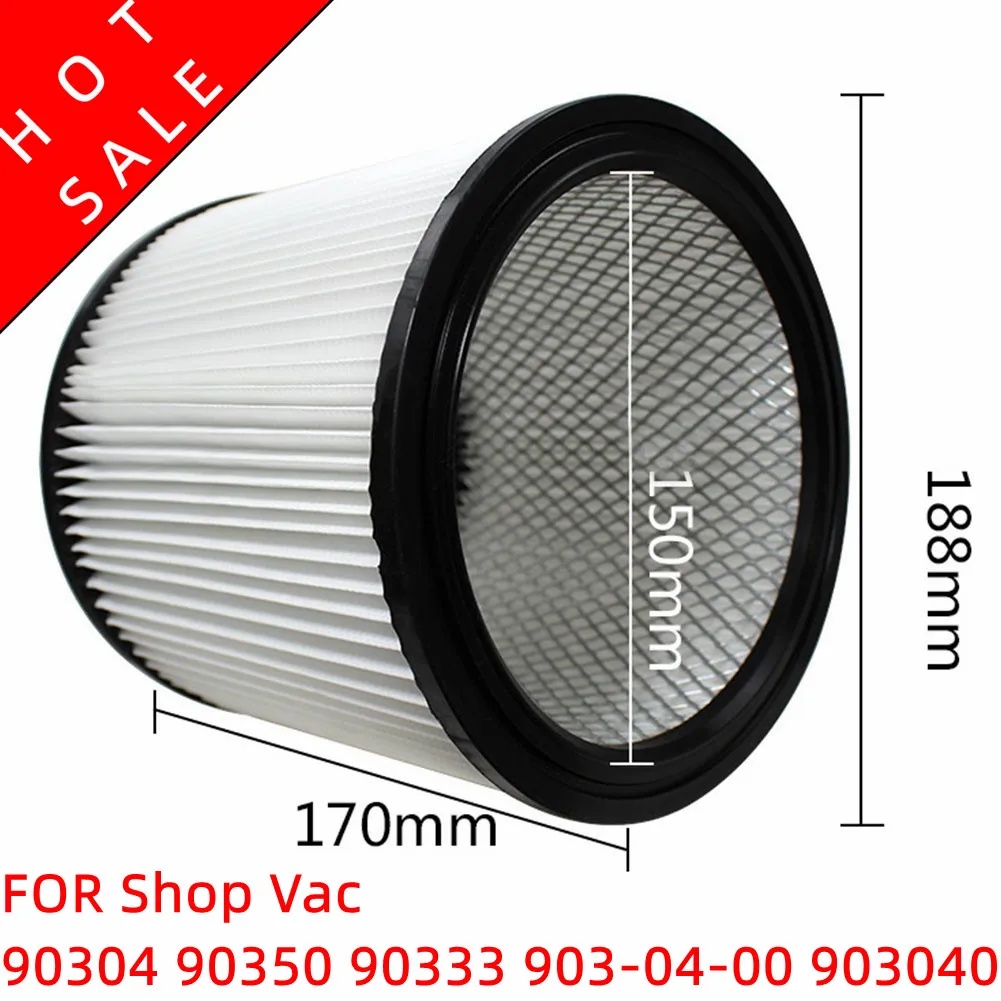 

Suitable For Shop-vac 90304 90350 90333Vacuum Cleaner Accessories Filter Element Replacement Spare Parts Accessories