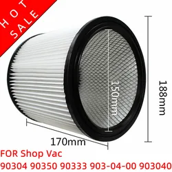 Suitable For Shop-vac 90304 90350 90333Vacuum Cleaner Accessories Filter Element Replacement Spare Parts Accessories