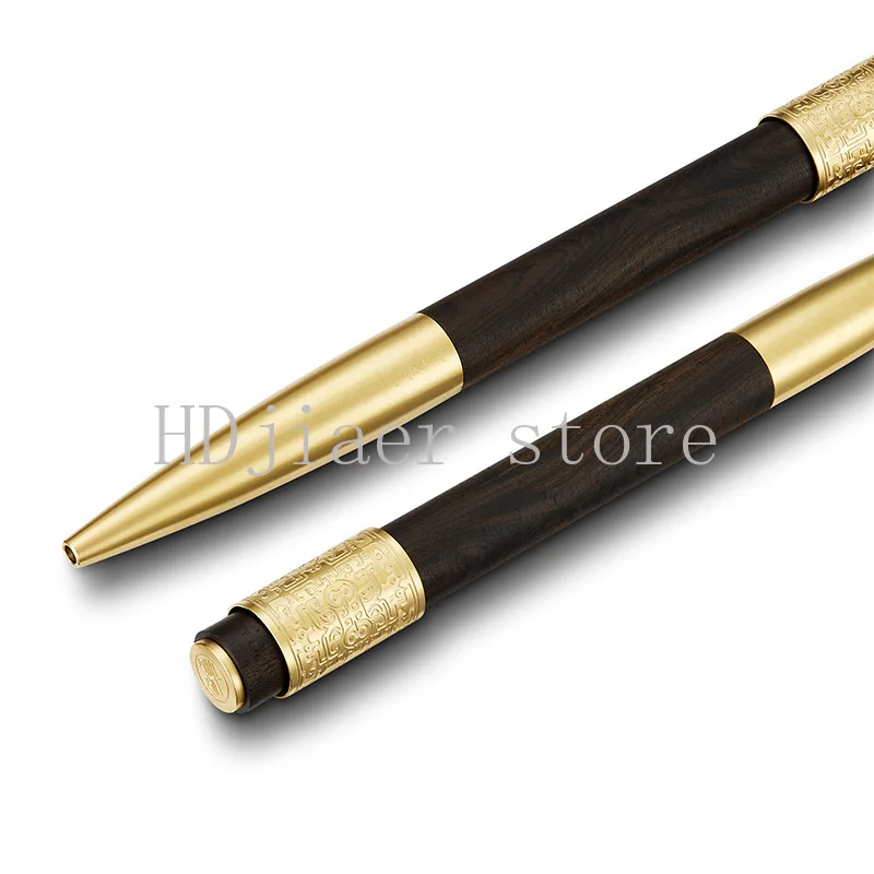 

Pen ebony signature pen business men's office high-end customized logo free lettering premium pen gift box