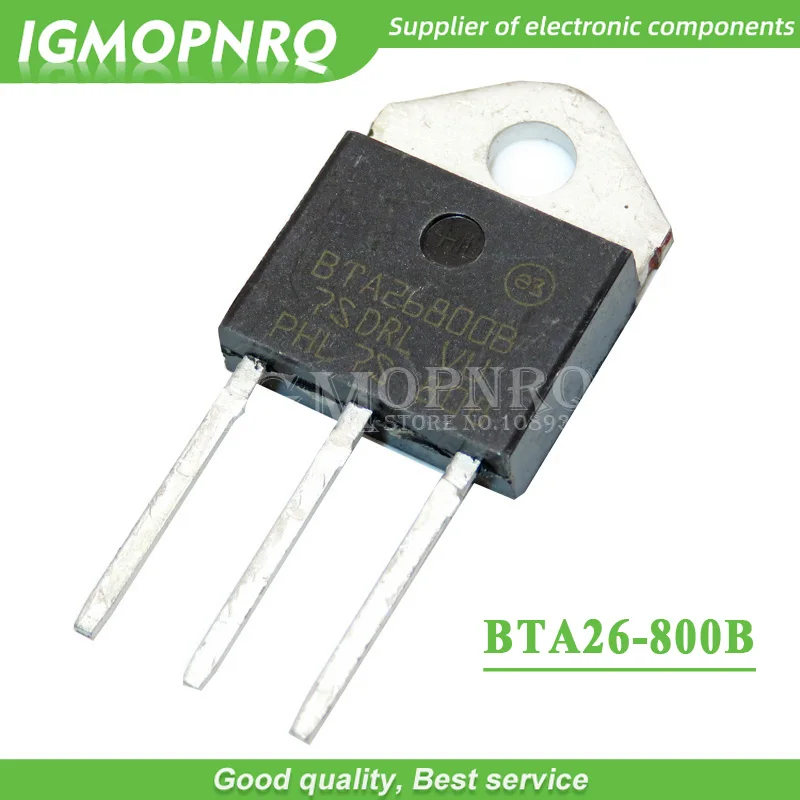 5pcs BTA26-800B BTA26800B BTA26-800 BTA26-800B Triacs 25 Amp 800 Volt  TO-3P new original