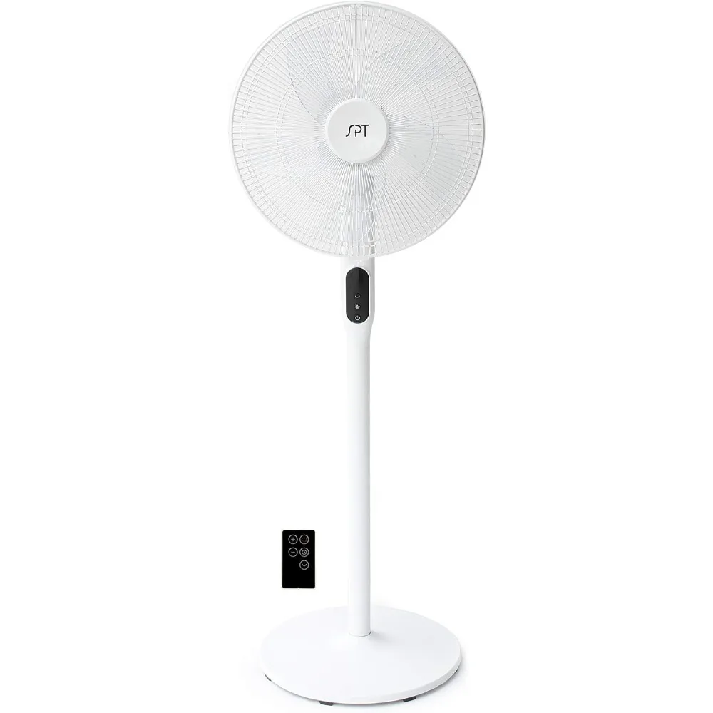 

DC-Motor Energy Saving Stand Fan with Remote and Timer – Piano Whit ,StylishTower Fan for Home, Room, Saving Stand Fan