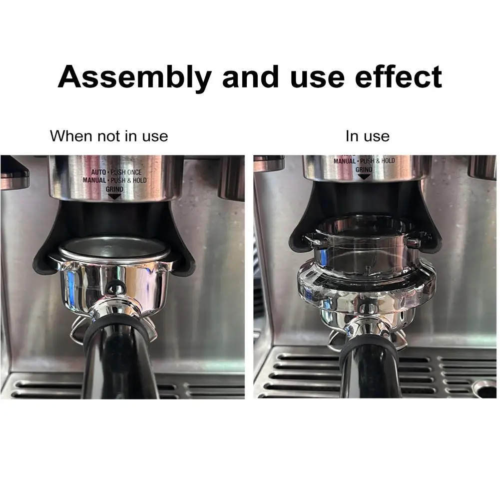 Kaffee manipulation pulver werkzeug hochwertiger abs dosier trichter kaffee dosier trichter magnet rings atz für brevi lle espresso maschinen