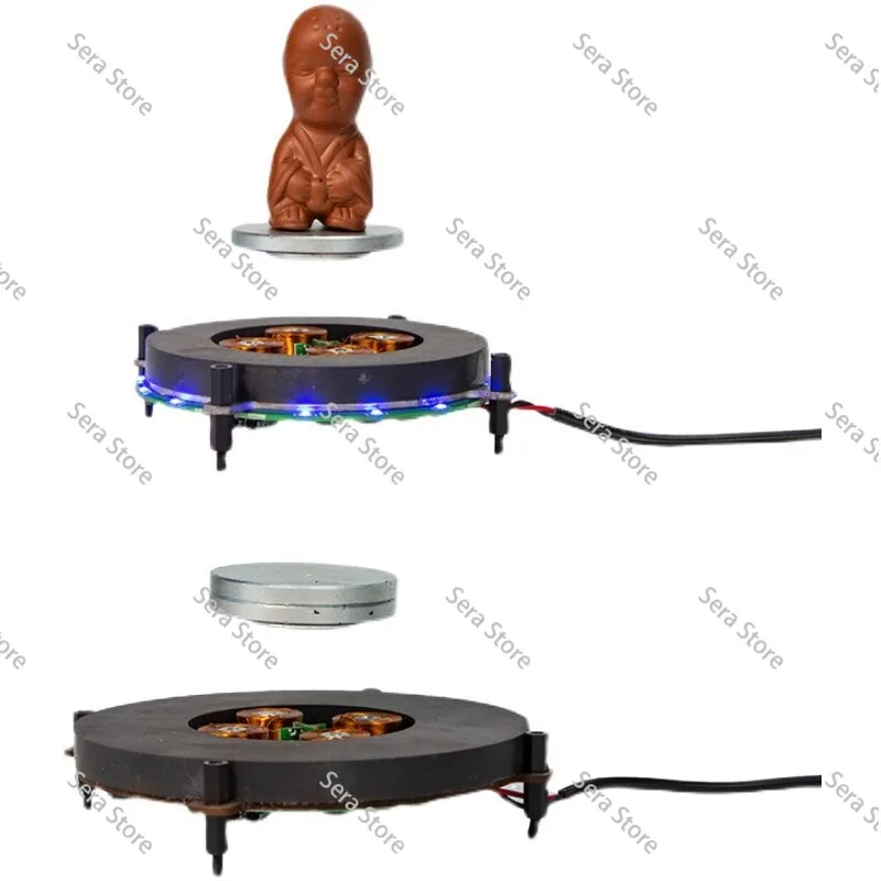 Heavy Magnetic Levitation Bare Metal Module | Maglev Movement for Exhibition Stand, Potted Plant & Speaker