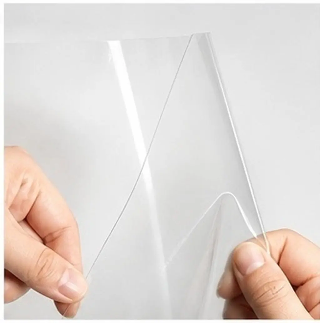1 Roll Transparent Oilproof Kitchen Wall Sheet Heat Resistant Sticker Self-Adhesive Tile Wall Protector Waterproof Kitchen Decor