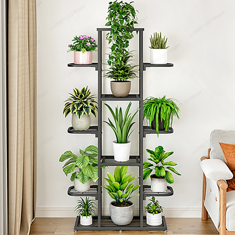 Plant Stand And Flower Stand 5/7 Tier Flower Shelf Planter Rack Storage Organizer Display Indoor Garden Balcony Storage Rack