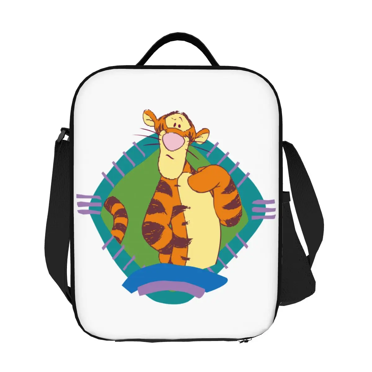 

Пользовательский мультфильм Винни Пух анимация изолированная сумка для обеда для женщин тигр многоразовый термохолодильник еда коробка для бенто