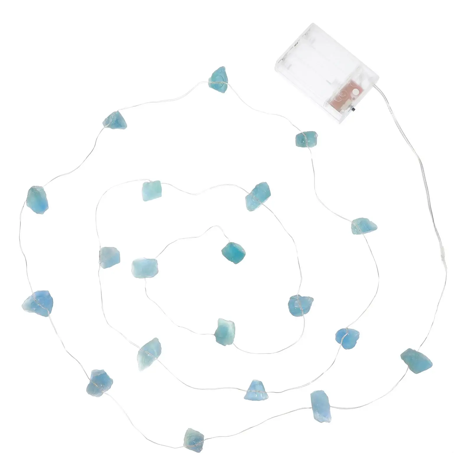 

Fluorescent Stone Crystal Lamp String Christmas Decoration Holiday Decorative Lights Party Room Gem Creative Plastic Supplies
