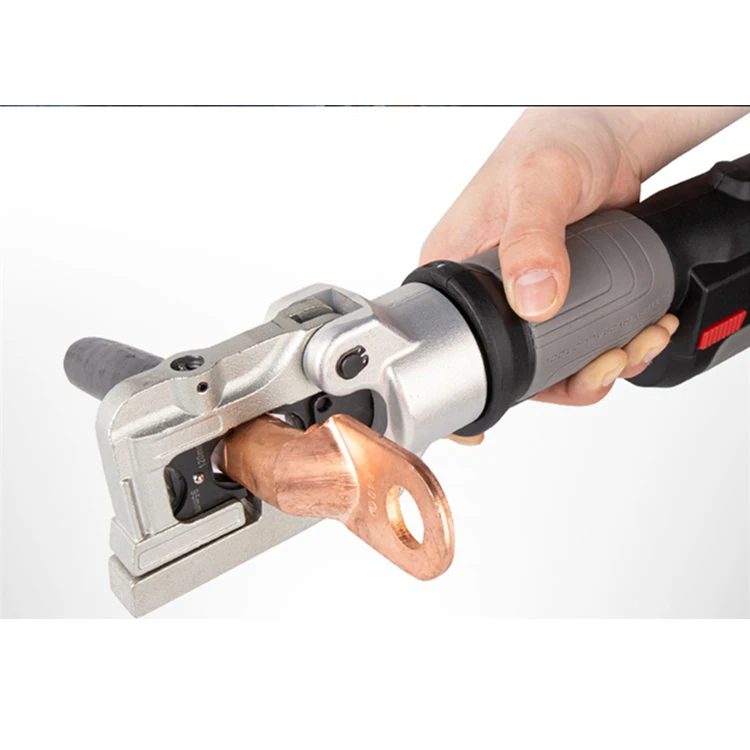 

Battery Powered Hydraulic Cable Crimper Connector Copper Cordless Electric Crimping Tool PZ-240