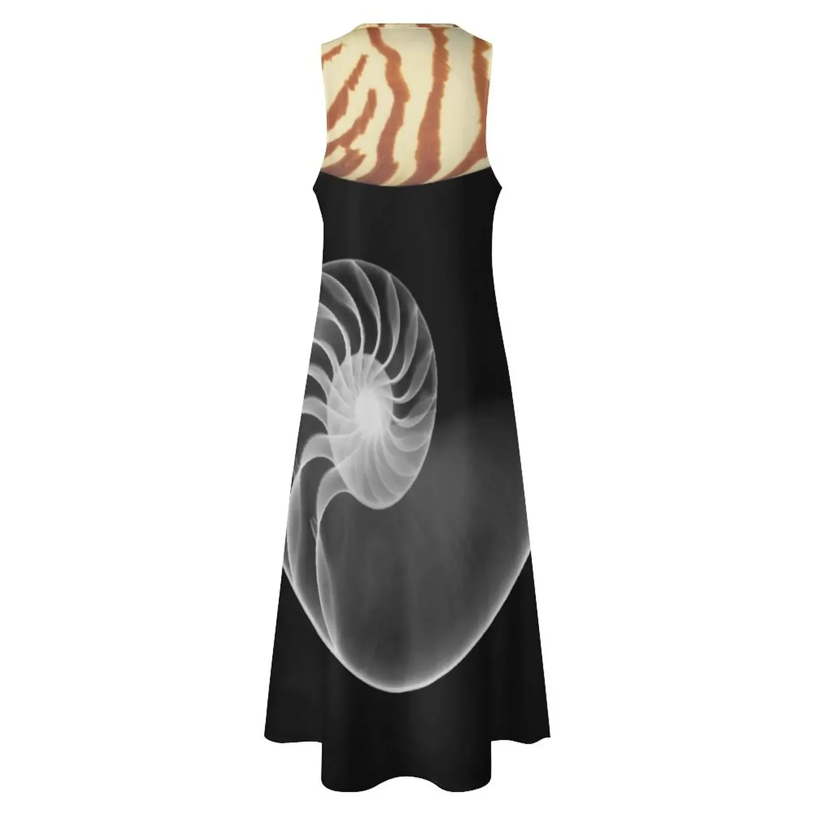 Chambered Nautilus X-ray - Nautilus pompilius Long Dress woman dress dresses for prom womens dress
