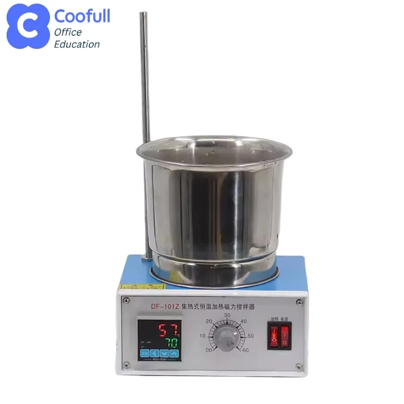 COOFULL Laboratory Chemical Overhead Magnetic Electric Stirrer Hot Plate Plastics Material 220V KF Brand OEM Customizable 2000ml