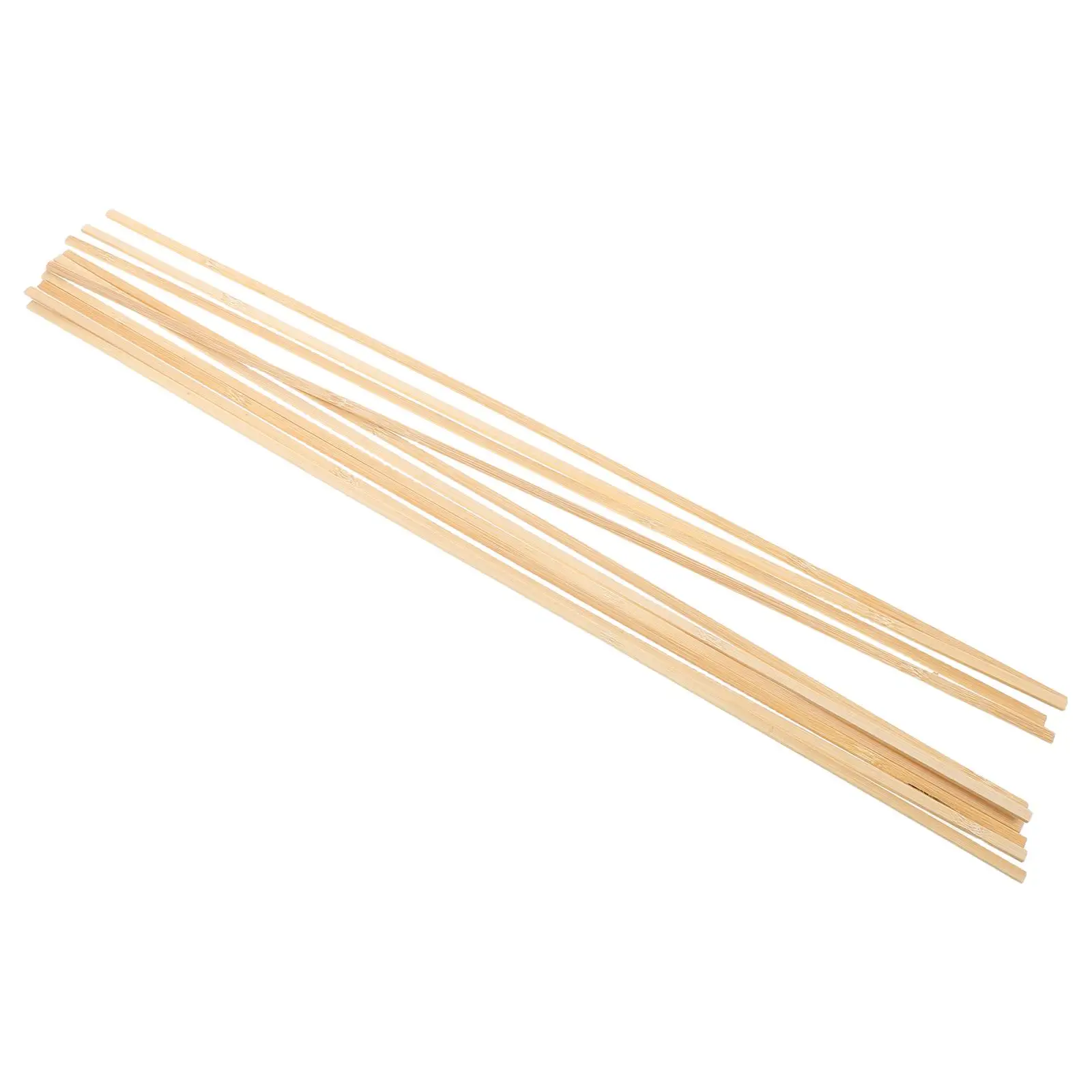 

10 Pcs Make Bamboo Strips with Kites Birdcage Construction Sticks Wooden Frame Dowel Rods Thin Poles Dowels for Birdcages Child