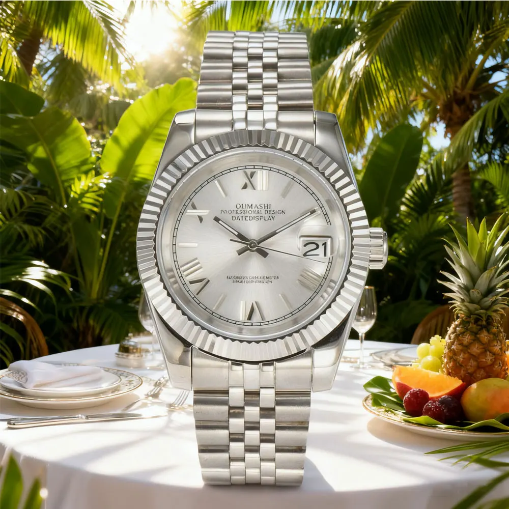 

Men's watch NH35 Automatic Couple watch Casual Fashion Date display Waterproof Colorful dial Customizable Wrist Watch