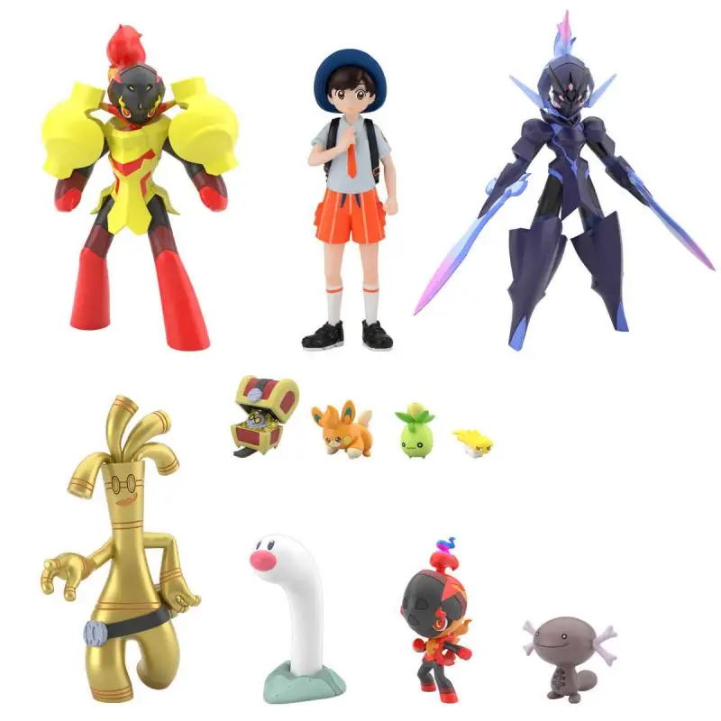 Bandai Original Pokemon SCALE WORLD Florian Ceruledge Anime Action Figure Toys For Boys Girls Kids Children Birthday Gifts Model