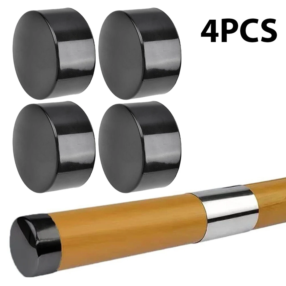 

4pcs PVC Handrail End Cap Round Stair Treads Cover Fittings 45mm Handrail Stair End Cap Wood Rail Sealing Covers Plugs