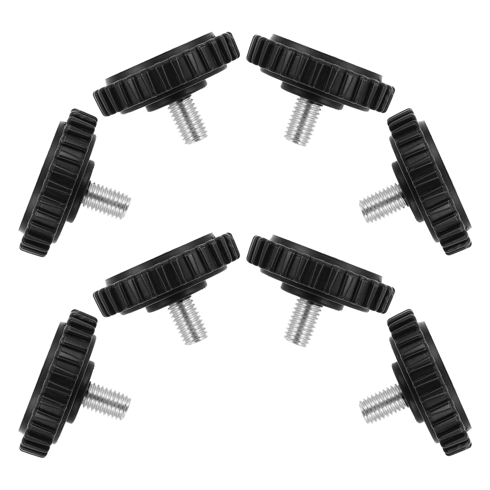 8Pcs Digital Scale Replacement Feet M10 Threaded Leveling Foot Anti-Slip Rubber Base Heavy-Duty Support for Platform Weighing