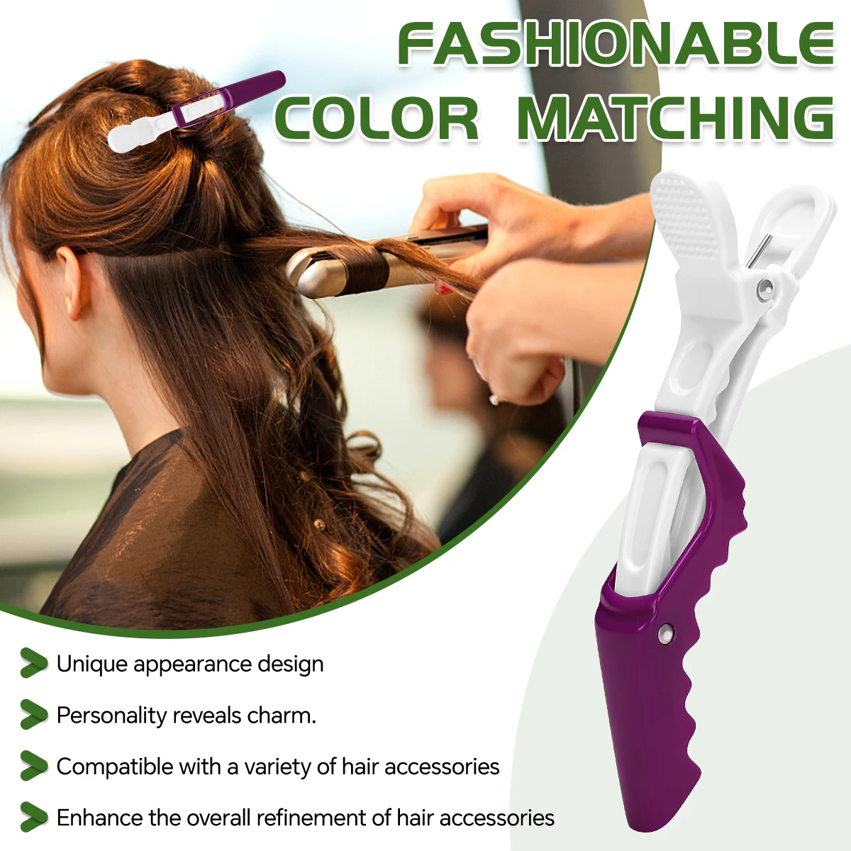 

Зажимы для салона волос - сверхмощные парикмахерские зажимы для секционирования для стилистов, нескользящие черные, розовые зажимы для волос, парикмахерские инструменты, 30 шт.