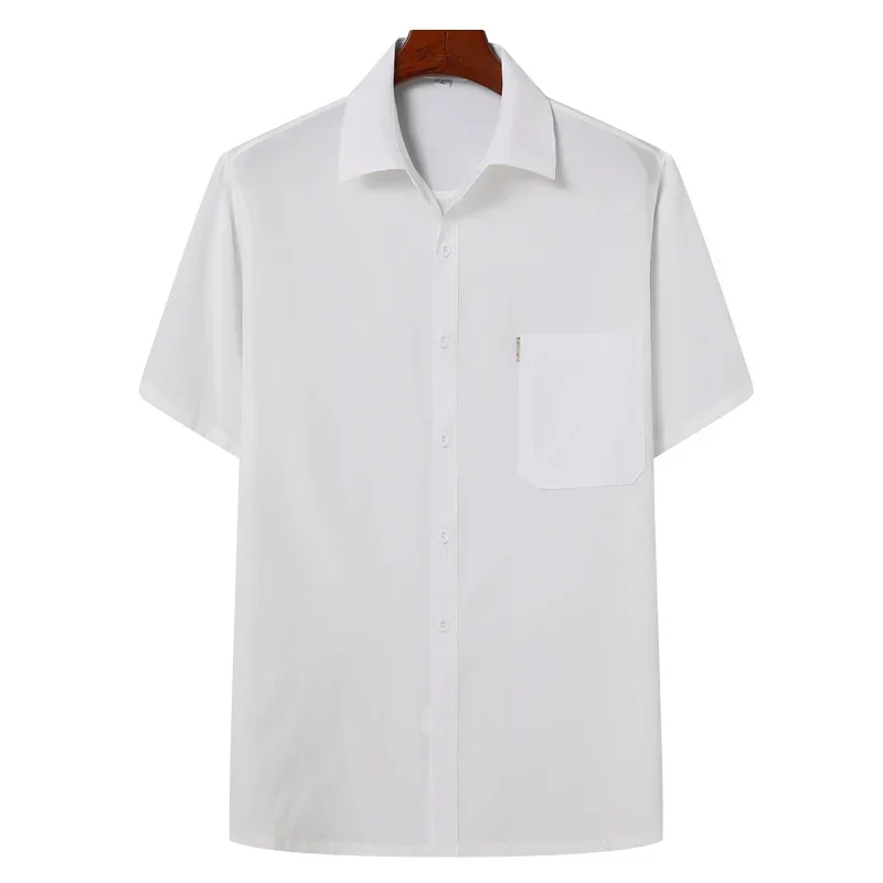 Camicia da abito personalizzata Top a maniche corte camicia estiva a mezza manica allentata