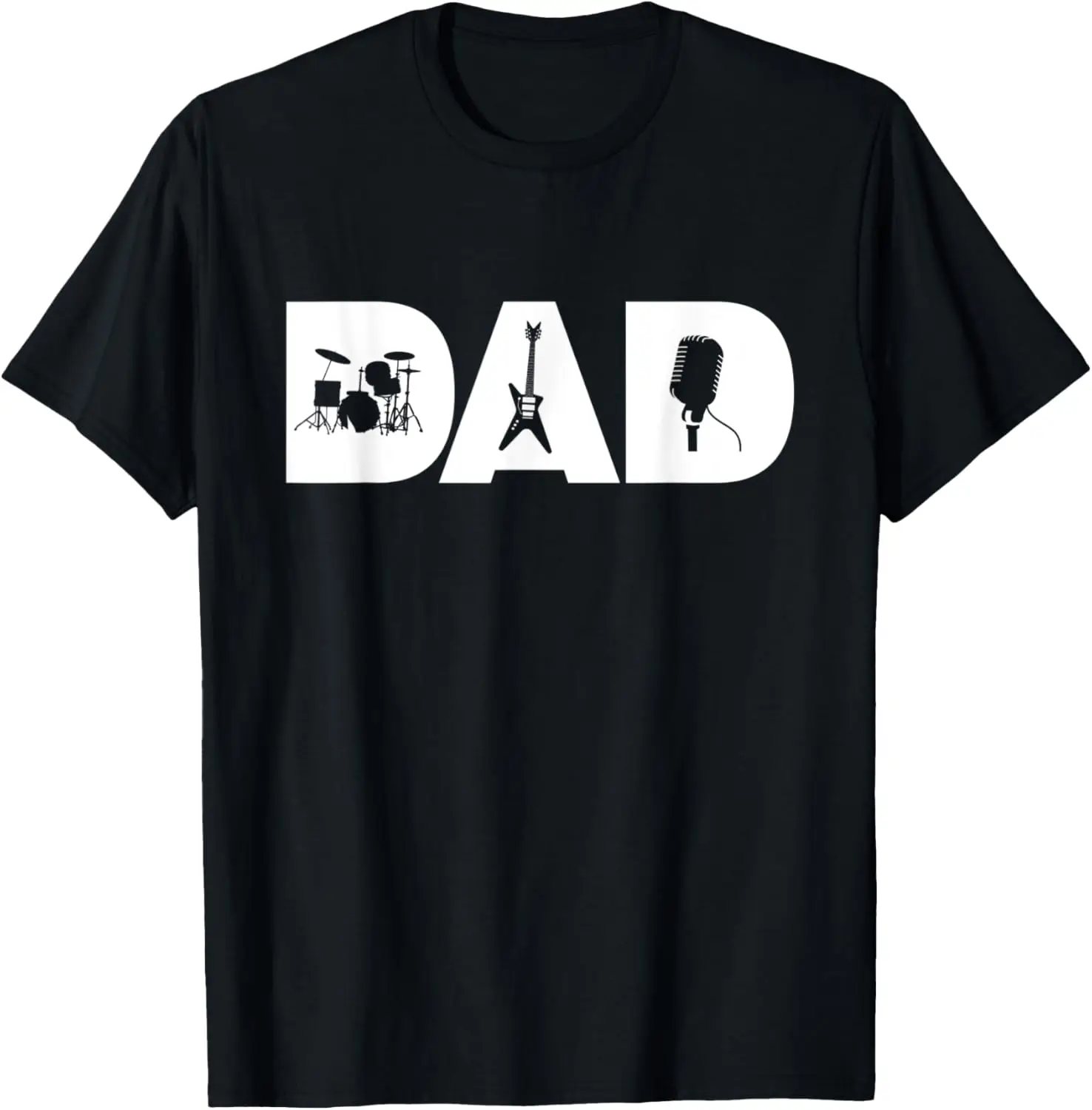 

Футболка Dad The Rocker Rock Music Band Musician Father Rock Star
