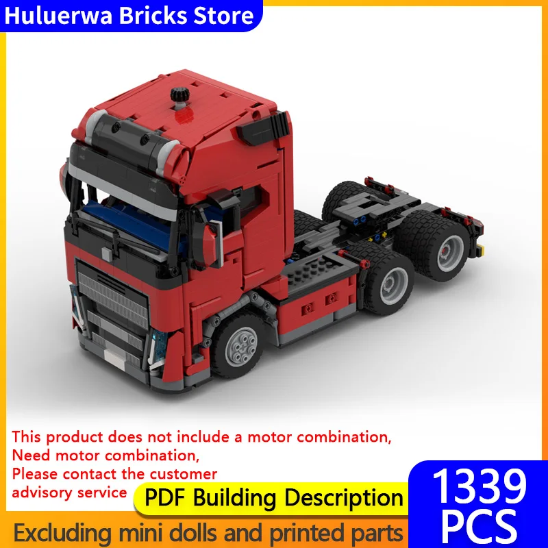 

Модель городской автомобиль MOC, строительные кирпичи FH750, сверхмощный тягач, модульная технология, подарки, праздник, сборка, детские игрушки, костюм