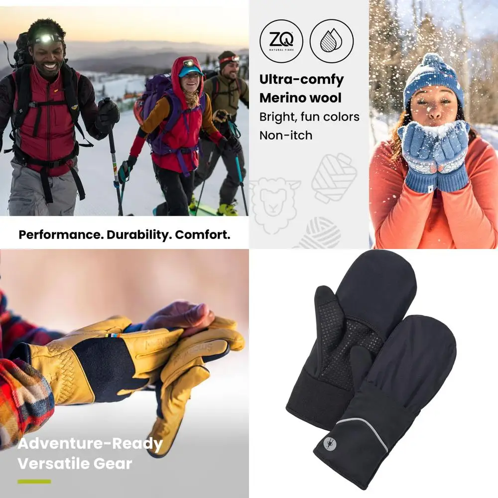 

Smartwool Active Merino Fleece Wind Mittens for Men and Women
