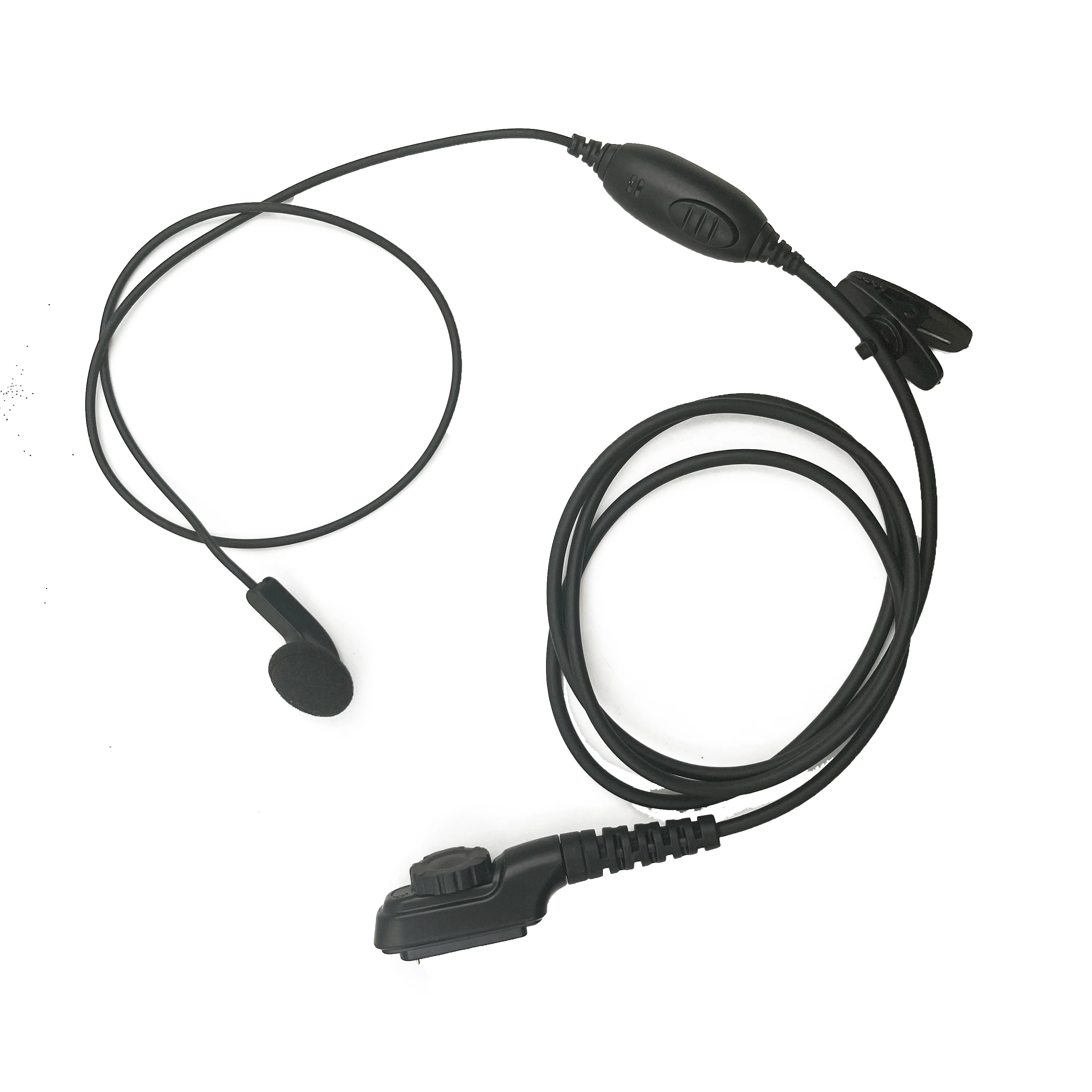 TWo Way Radio Earphone Mic PTT For Hytera HYT PD780 Walkie Talkie Headset Earpiece Mic PD700 PD700G PD702G PT580H